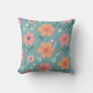 Dreamy Summer Ditsy Floral Cushion