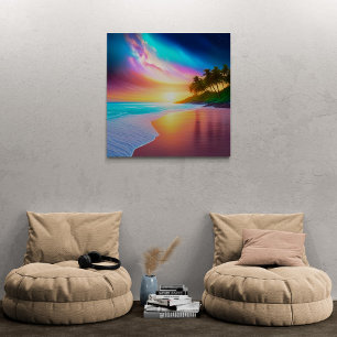 Dreamy Summertime Beach Canvas Print