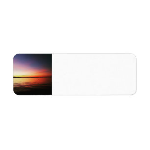 Dreamy Sunset Return Address