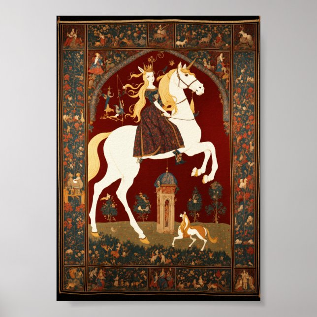 Dreamy Sunset Tapestry – Soft Pastel Aesthetic Wal Poster (Front)