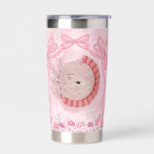 Dreamy swan thermal tumbler 