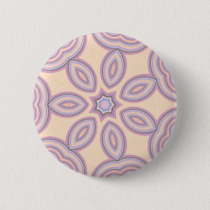 Dreamy Swirls – Pastel Psychedelic Pattern 6 Cm Round Badge