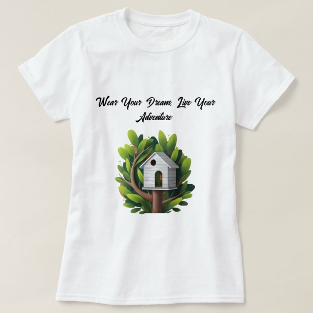 Dreamy Treehouse Escape T-Shirt (Design Front)