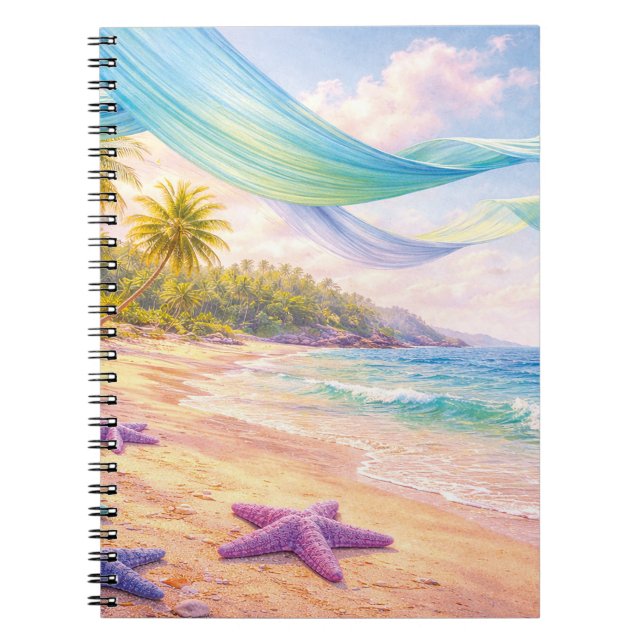 Dreamy Tropical Paradise Notebook (Front)