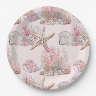 Dreamy Under the Sea Baby Shower Paper Plate