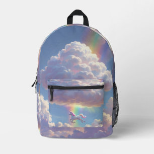 Dreamy Unicorn Glow – Magical Kids Design Printed Backpack