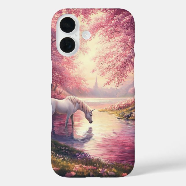 Dreamy Unicorn iPhone case (Back)