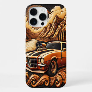 Dreamy Valley Drive with 80s Car iPhone 16 Pro Max Case