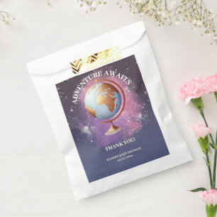 Dreamy Watercolor Adventure Awaits Baby Shower Favour Bags