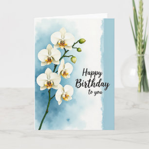 Dreamy Watercolor Birthday Card