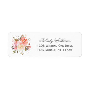 Dreamy Watercolor Floral Bouquet