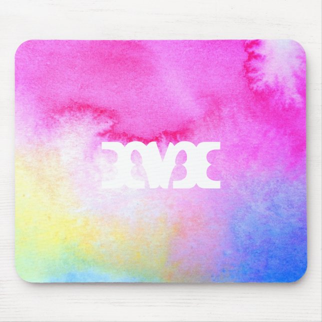 Dreamy Watercolor Mouse Mat (Front)
