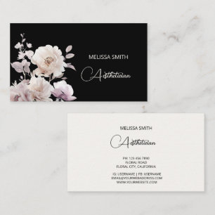 Dreamy White Rolse Business Card