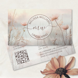 Dreamy Wildflowers Logo Business Card