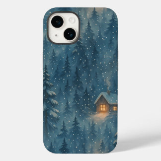 Dreamy Winter Forest Cosy Blanket Case-Mate iPhone 14 Case