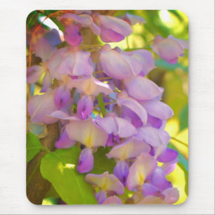 Dreamy Wisteria Flower  Mouse Mat
