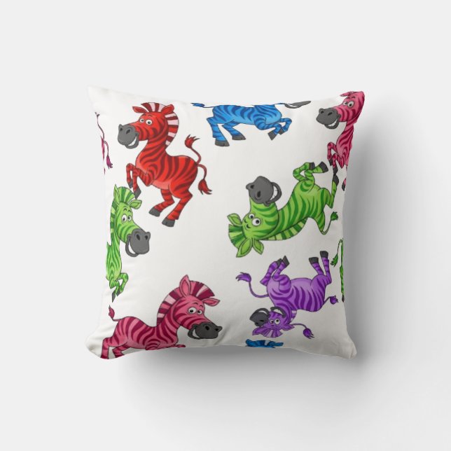 Dreamy Zebra World 2 Cushion (Front)