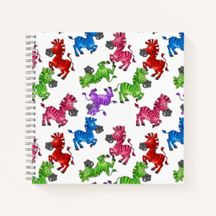Dreamy Zebra World Notebook