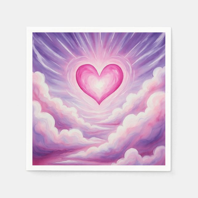DreamyGlowHeart Napkin (Front)
