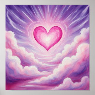 DreamyGlowHeart Poster