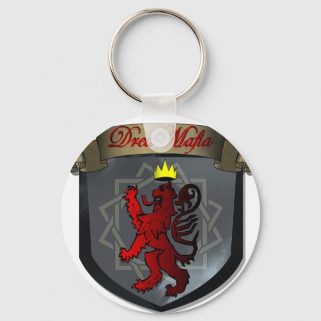 Dred Mafia Logo Key Ring (Front)