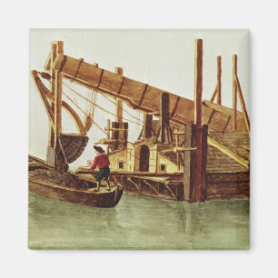 Dredging a canal magnet