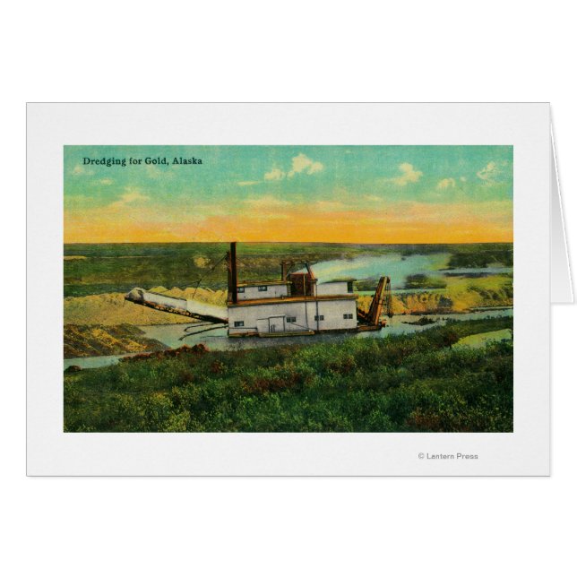 Dredging for GoldMining in AlaskaState (Front Horizontal)