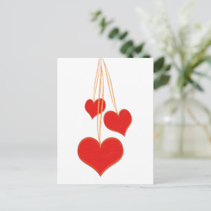 Drei Herzen Postcard