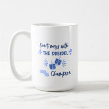Dreidel Champion Humour Hanukkah Mug