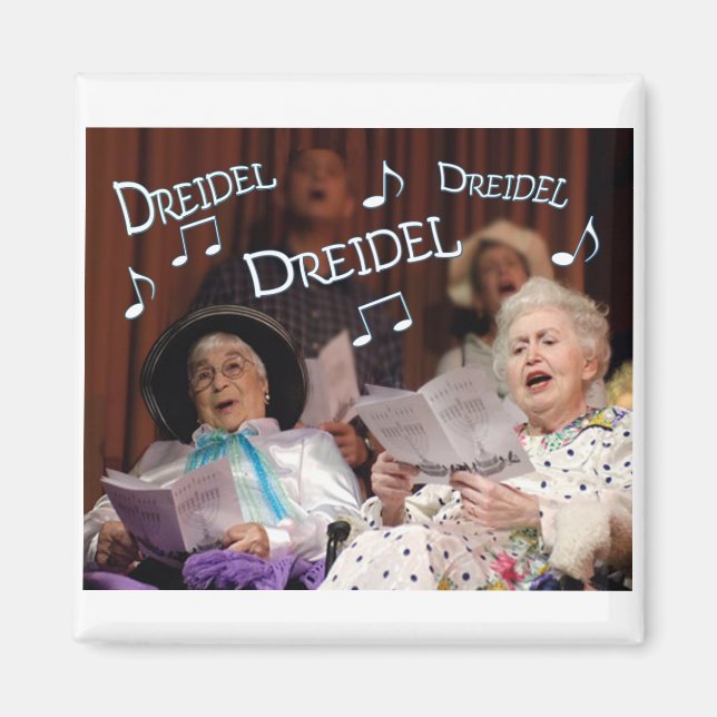 Dreidel Dreidel Dreidel Magnet (Front)