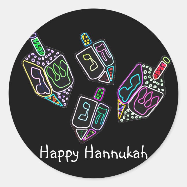 Dreidel, Dreidel, Dreidel Stickers (Front)