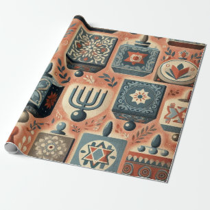 Dreidel Dreidel Dreidel Wrapping Paper