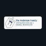 Dreidel Hanukkah Address Labels d10<br><div class="desc">a pretty Hanukkah holiday (or every day) design ... All necessary licenses have been purchased and are on file. Images on this site are NOT public domain. You may not copy, duplicate, alter or scan these designs, images, illustrations, photography, art and writing.</div>