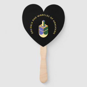 DREIDELS AND MIRACLES OF HANUKKAH HAND FAN