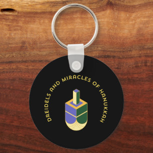 DREIDELS AND MIRACLES OF HANUKKAH KEY RING