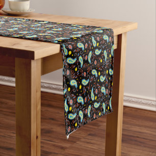 Dreidels Paisley Design 14 x 72 Short Table Runner