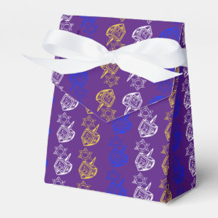 Dreidels + Stars Favour Box