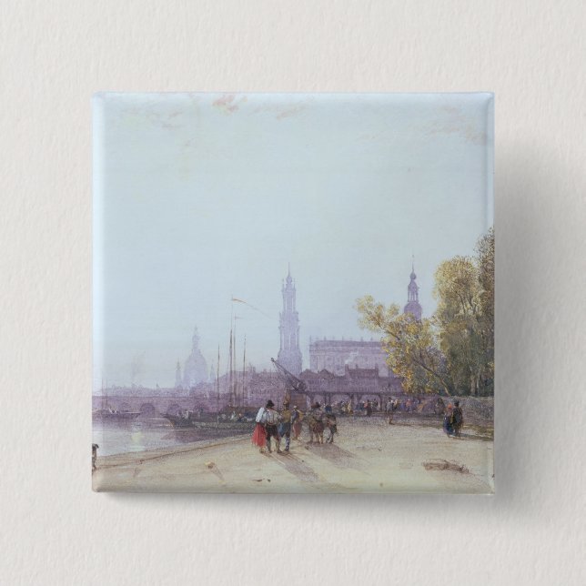 Dresden 15 Cm Square Badge (Front)