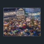 Dresden Christmas market Postcard<br><div class="desc">Dresden Christmas market</div>