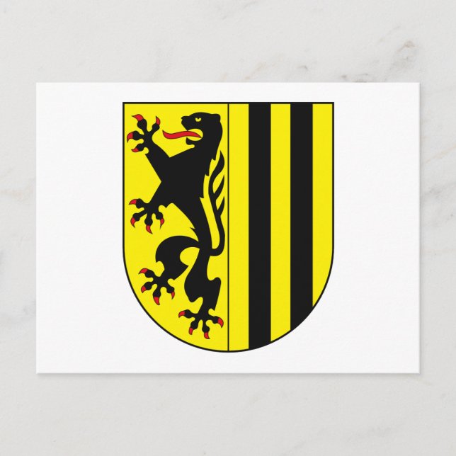 Dresden Coat of Arms Postcard (Front)