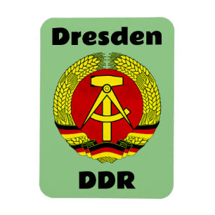 Dresden, DDR, Dresden, Germany - East German Ossi Magnet