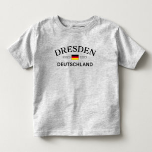 Dresden Deutschland Coordinates German Toddler T-Shirt