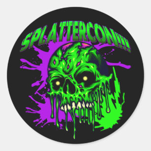 Dresden Fans SplatterCon Classic Round Sticker