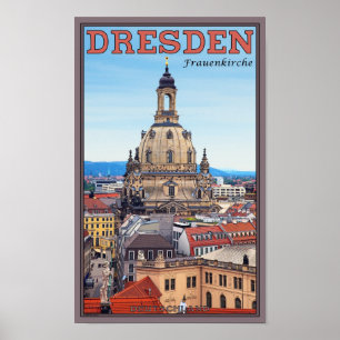 Dresden - Frauenkirche Poster