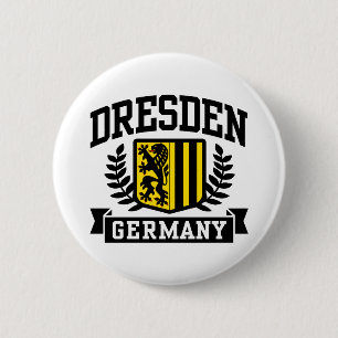 Dresden Germany 6 Cm Round Badge