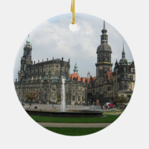 Dresden, Germany Ceramic Tree Decoration
