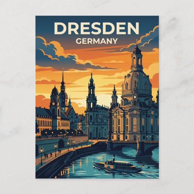Dresden Germany Postcard (Front)