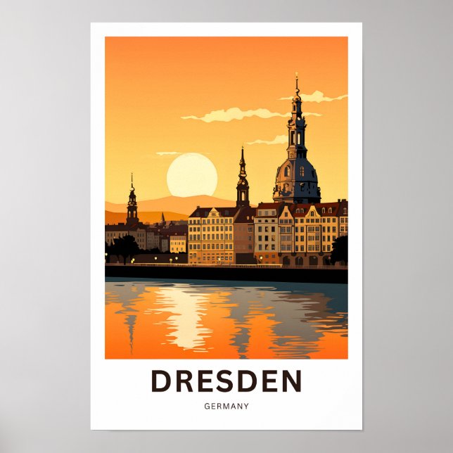 Dresden Germany Travel Print (Front)