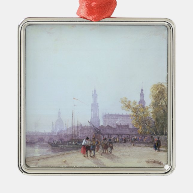 Dresden Metal Tree Decoration (Front)