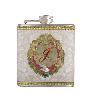 Dresden 'Noblesse' 6 oz. Flask